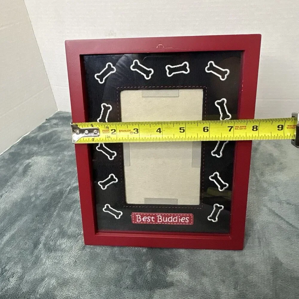 “Best Buddies” - 4”X6” Frame Black & Red Dog, Bones Sonoma Kohls